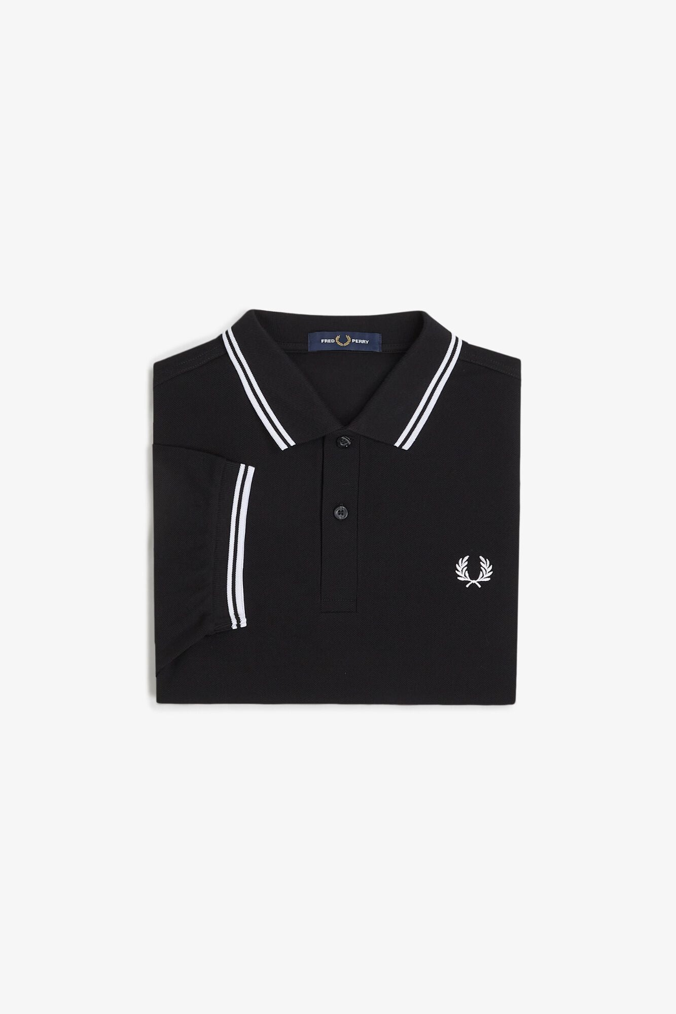 Fred Perry Twin tipped Fred Perry polo shirt Black