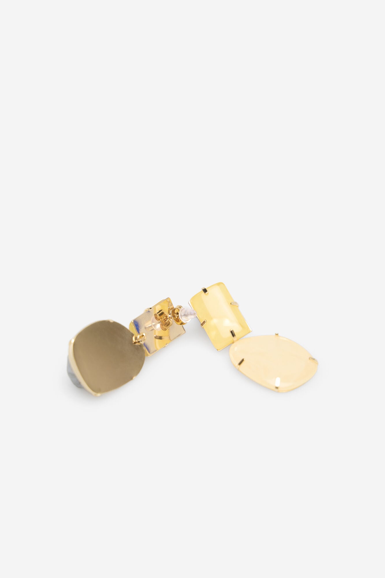 Cortefiel Resin stone earrings