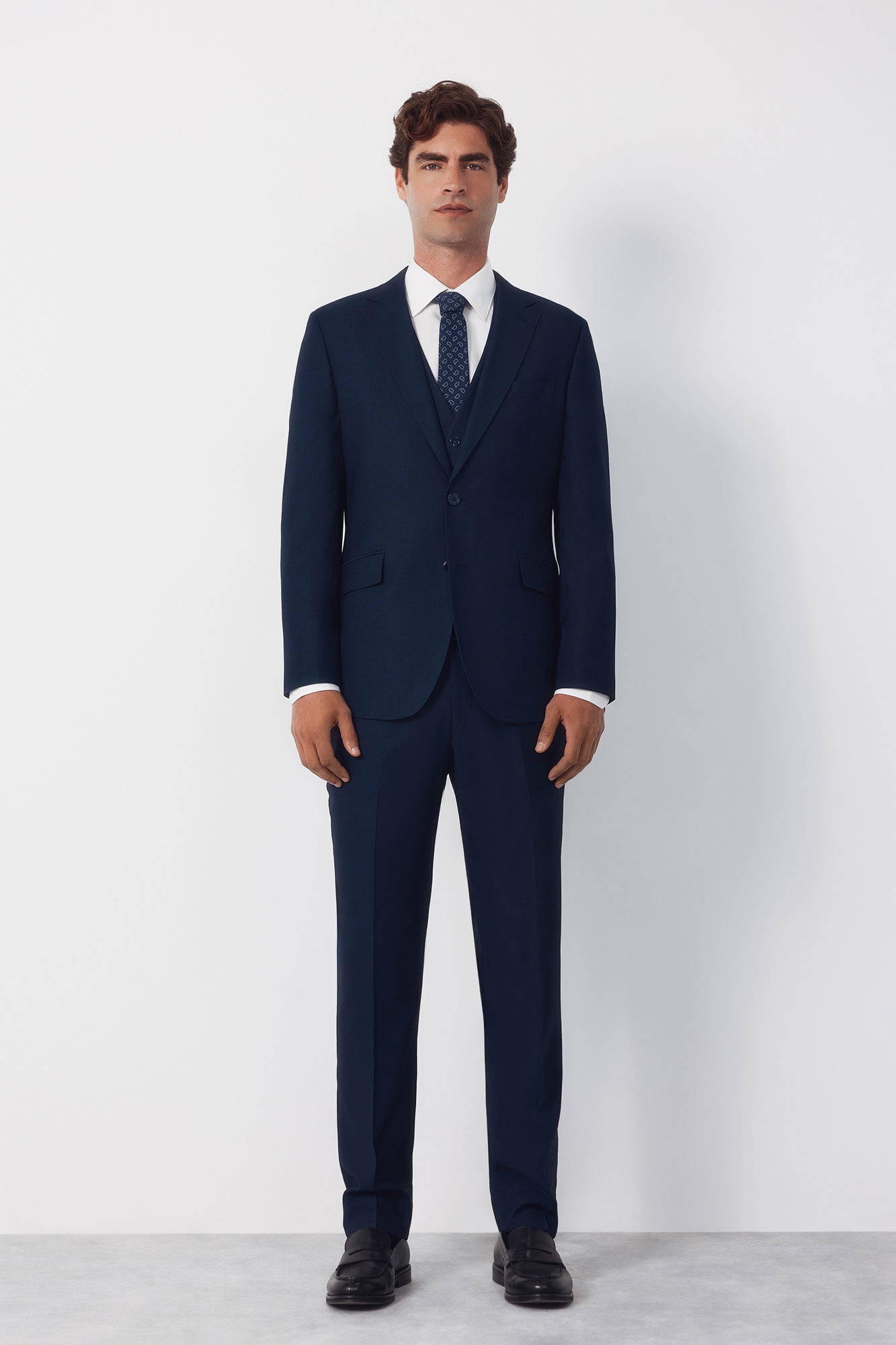 Cortefiel Structured blazer Serie XXI Navy