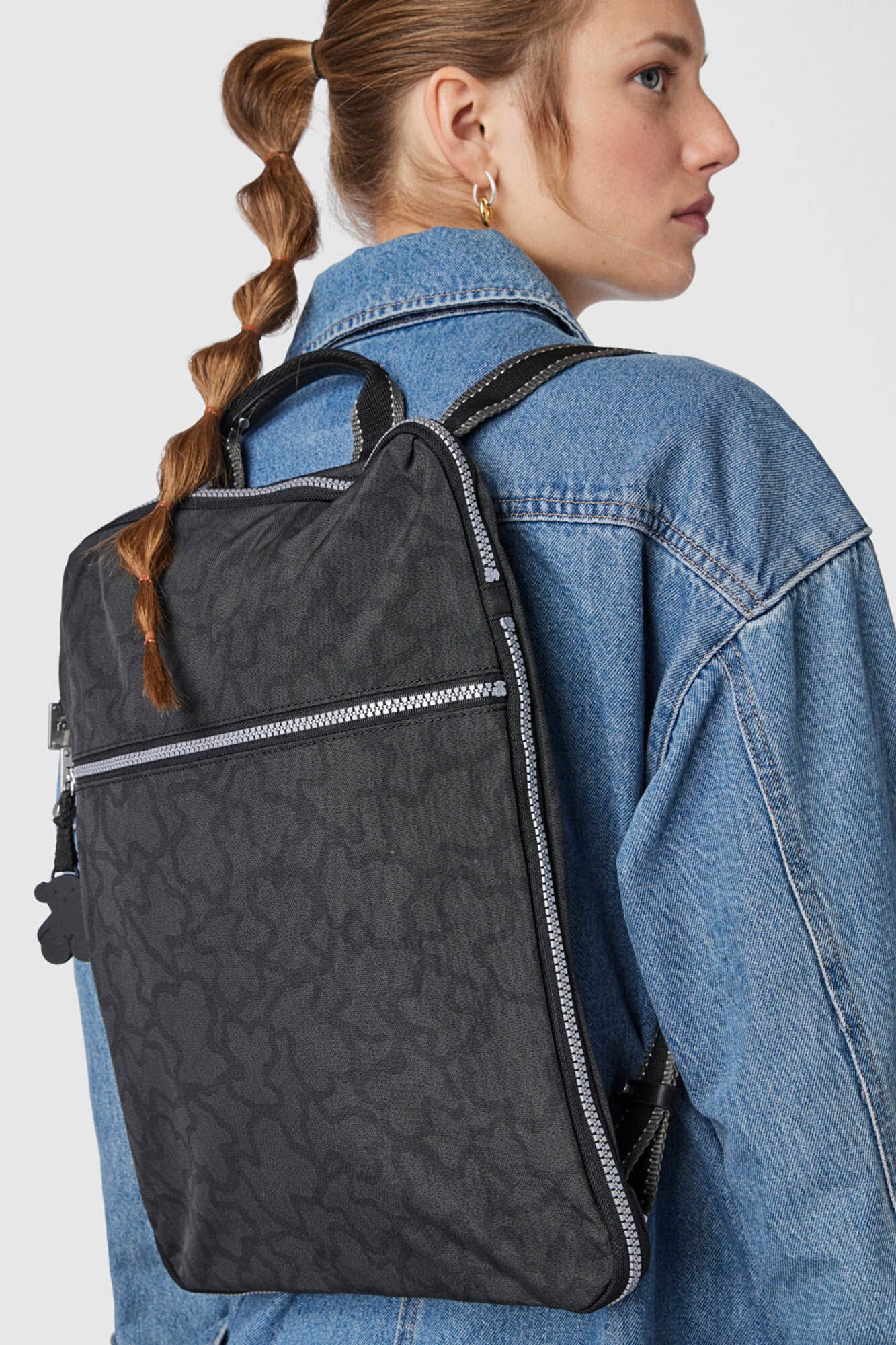 Tous Mochila antracita Kaos New Colores