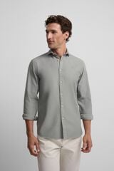 Silbon Camisa desportiva com logo estruturado Verde