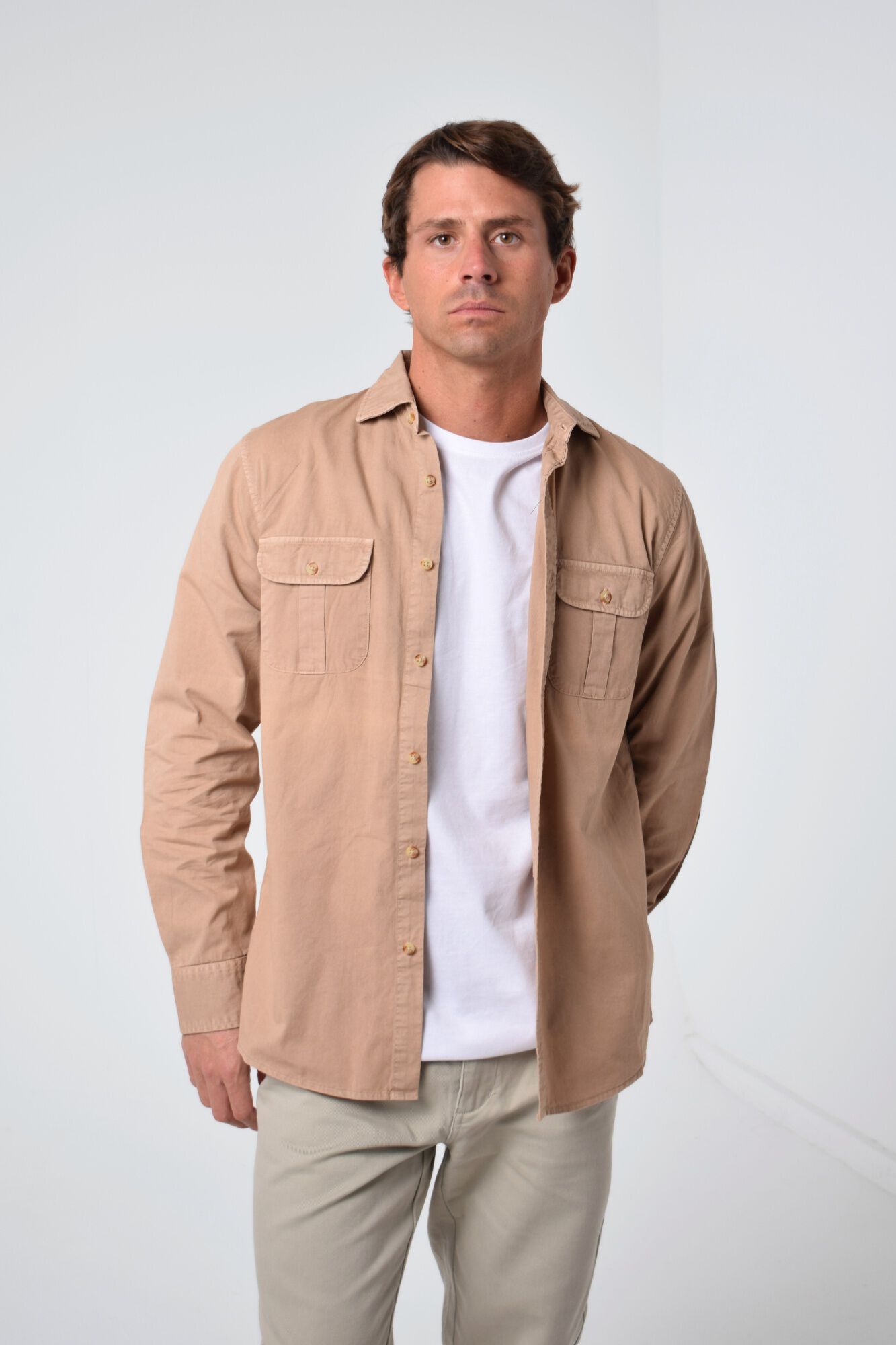 Cloking Camisa com bolsos