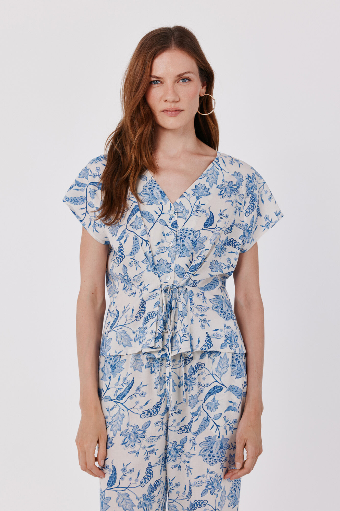 Cortefiel Printed blouse