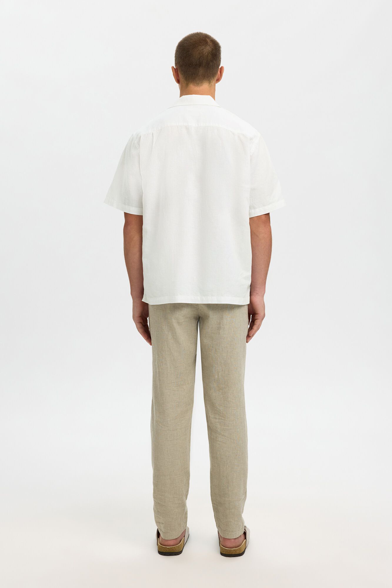 Selected Short sleeve shirt White