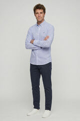Valecuatro Camisa estampado vichy Azul