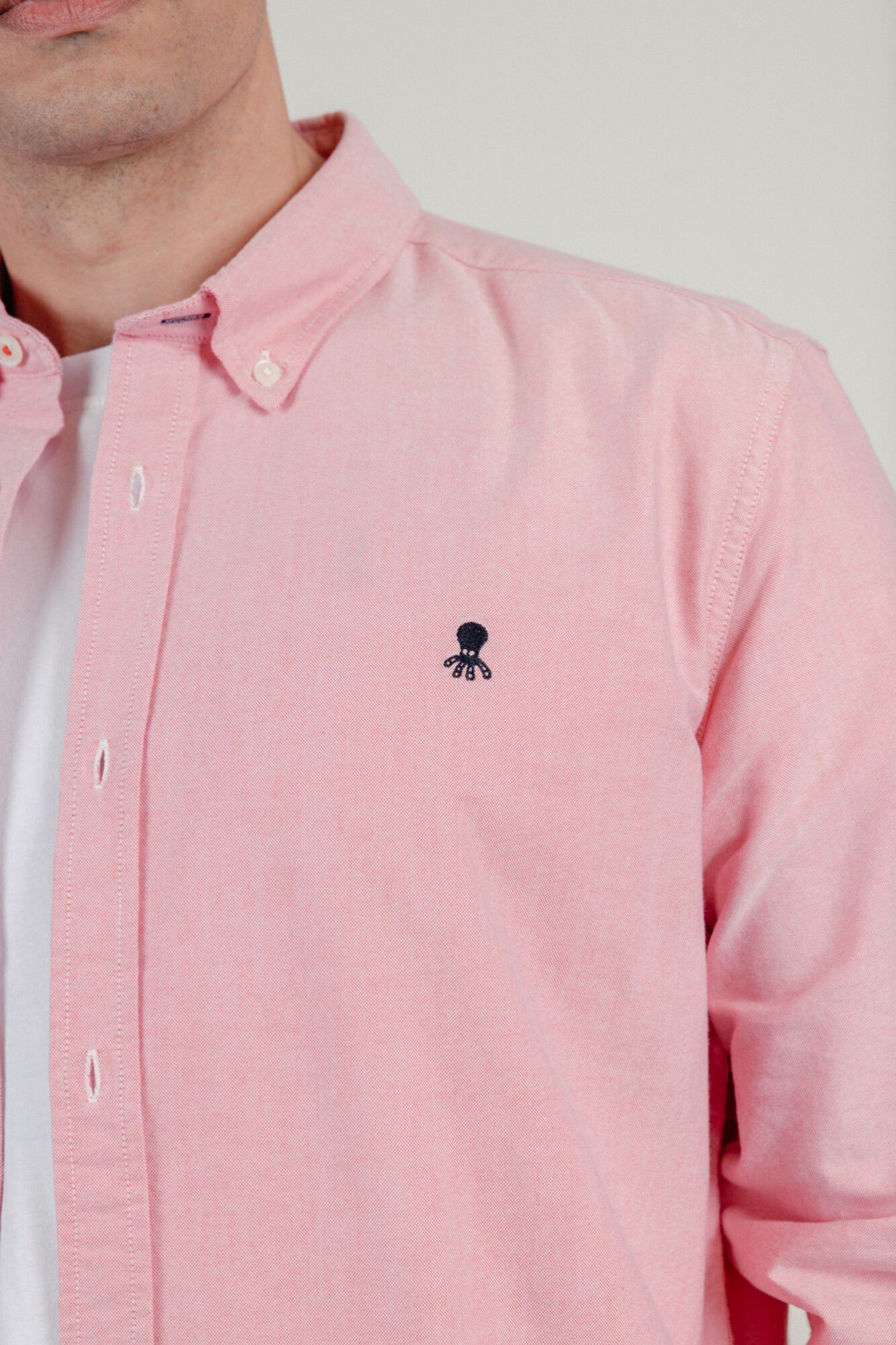 elPulpo Casual oxford shirt Pink