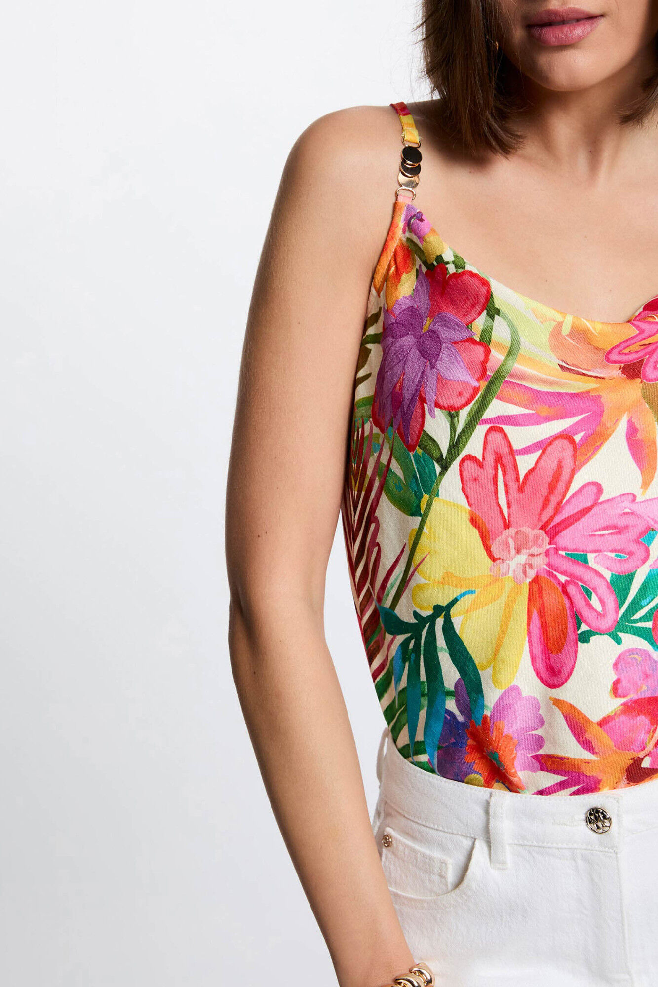 Morgan Top lencero estampado floral