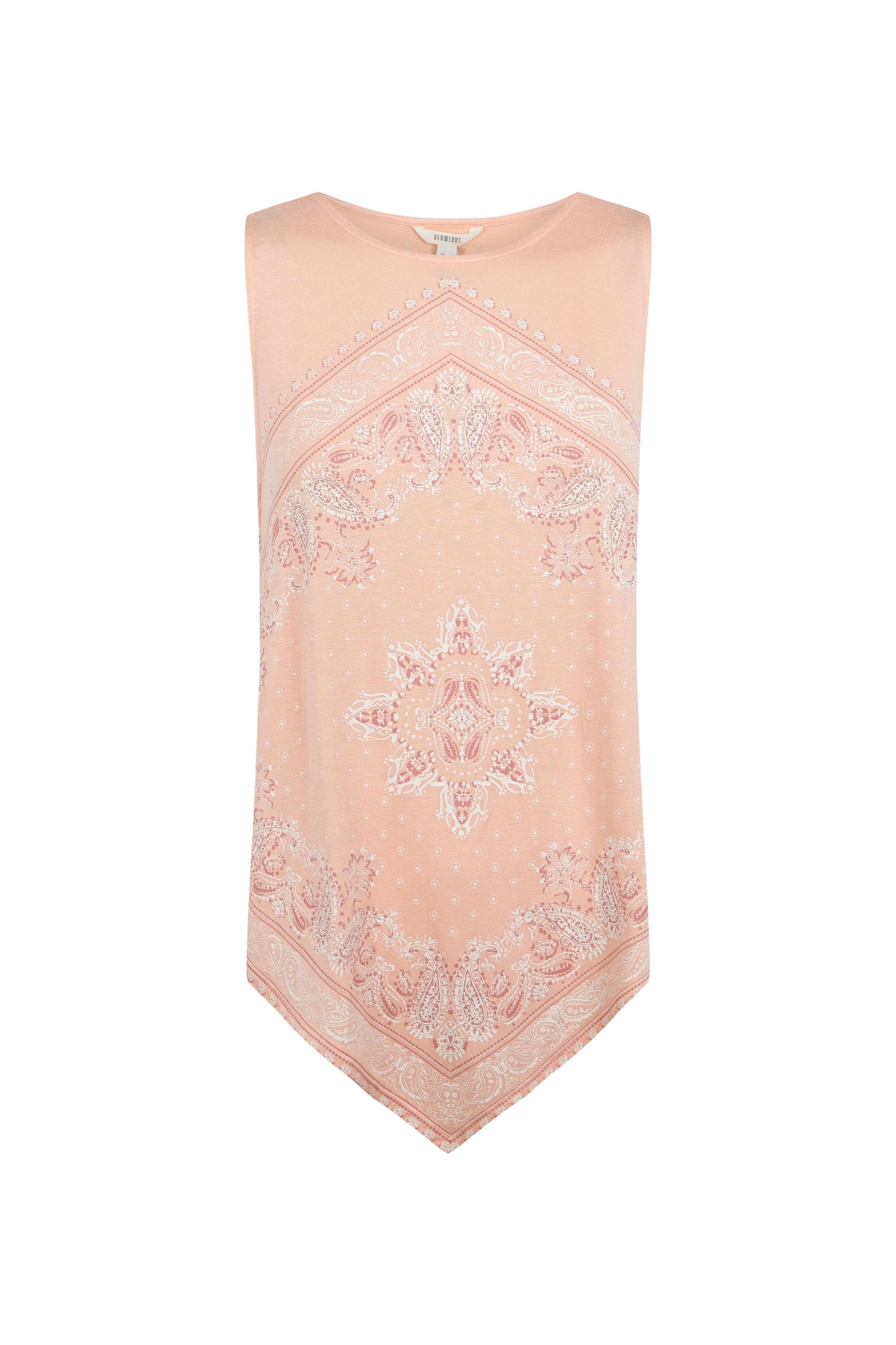 Slowlove Top tirantes detalle blonda Pink
