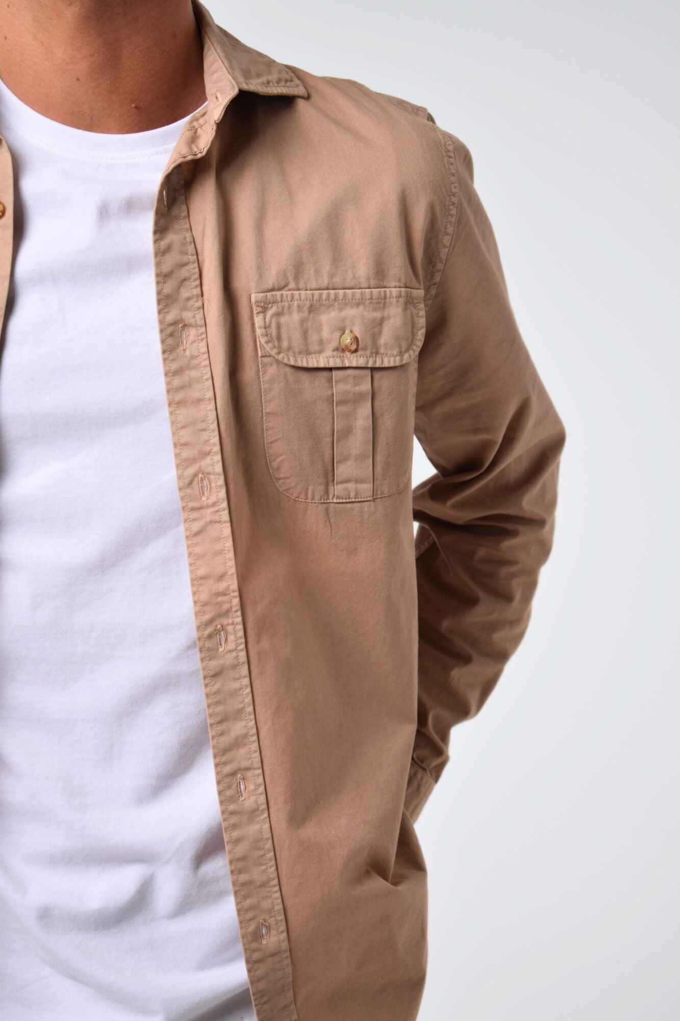 Cloking Camisa com bolsos