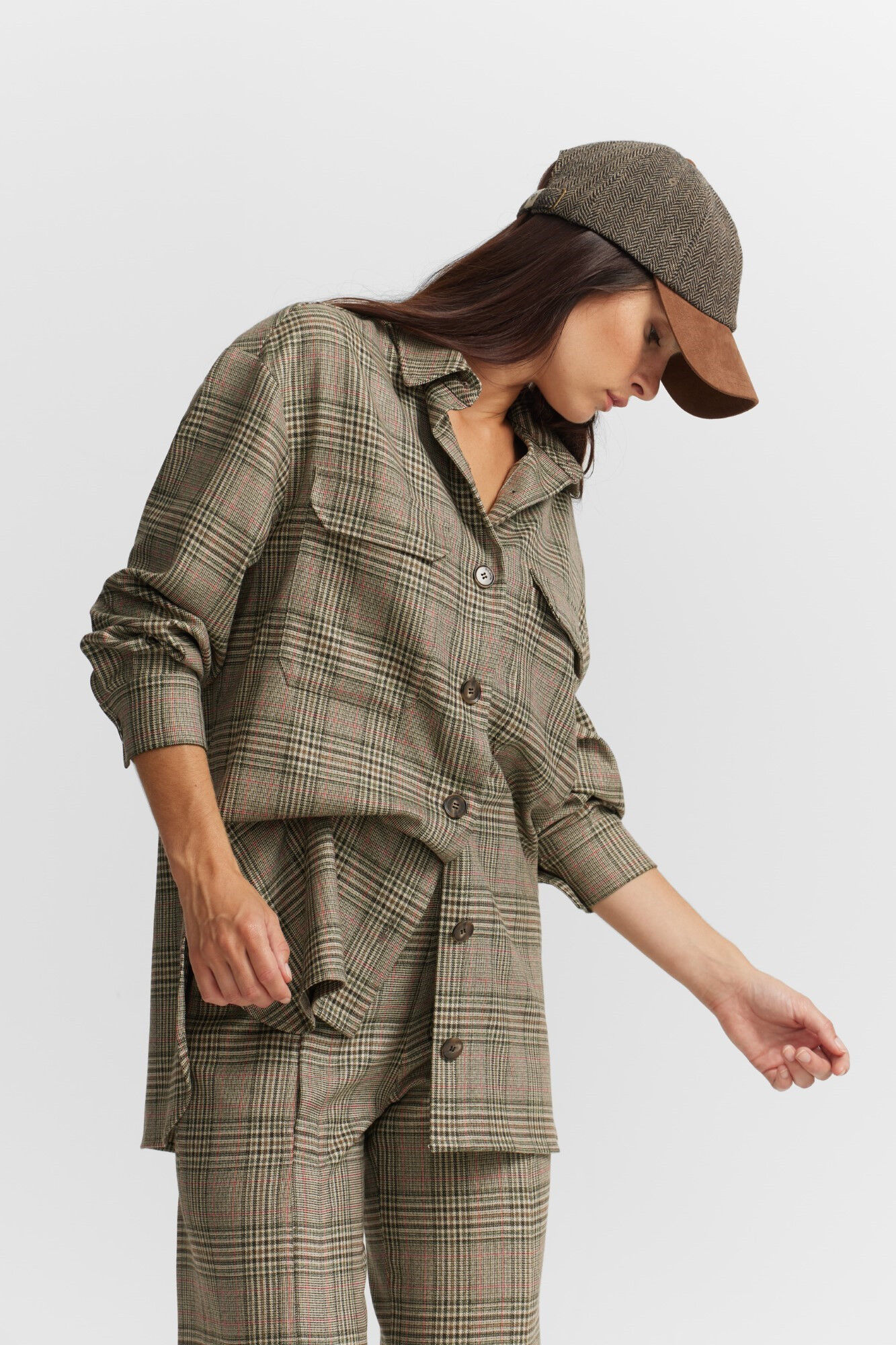 Silbon Checkered palazzo pants