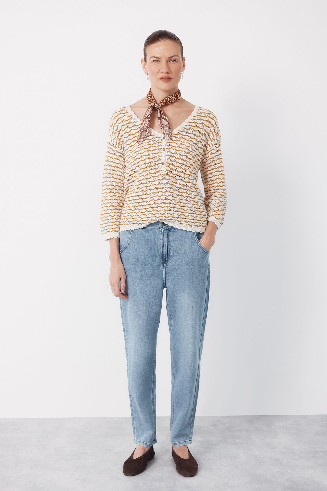 Cortefiel Jeans Easy Fit Azul
