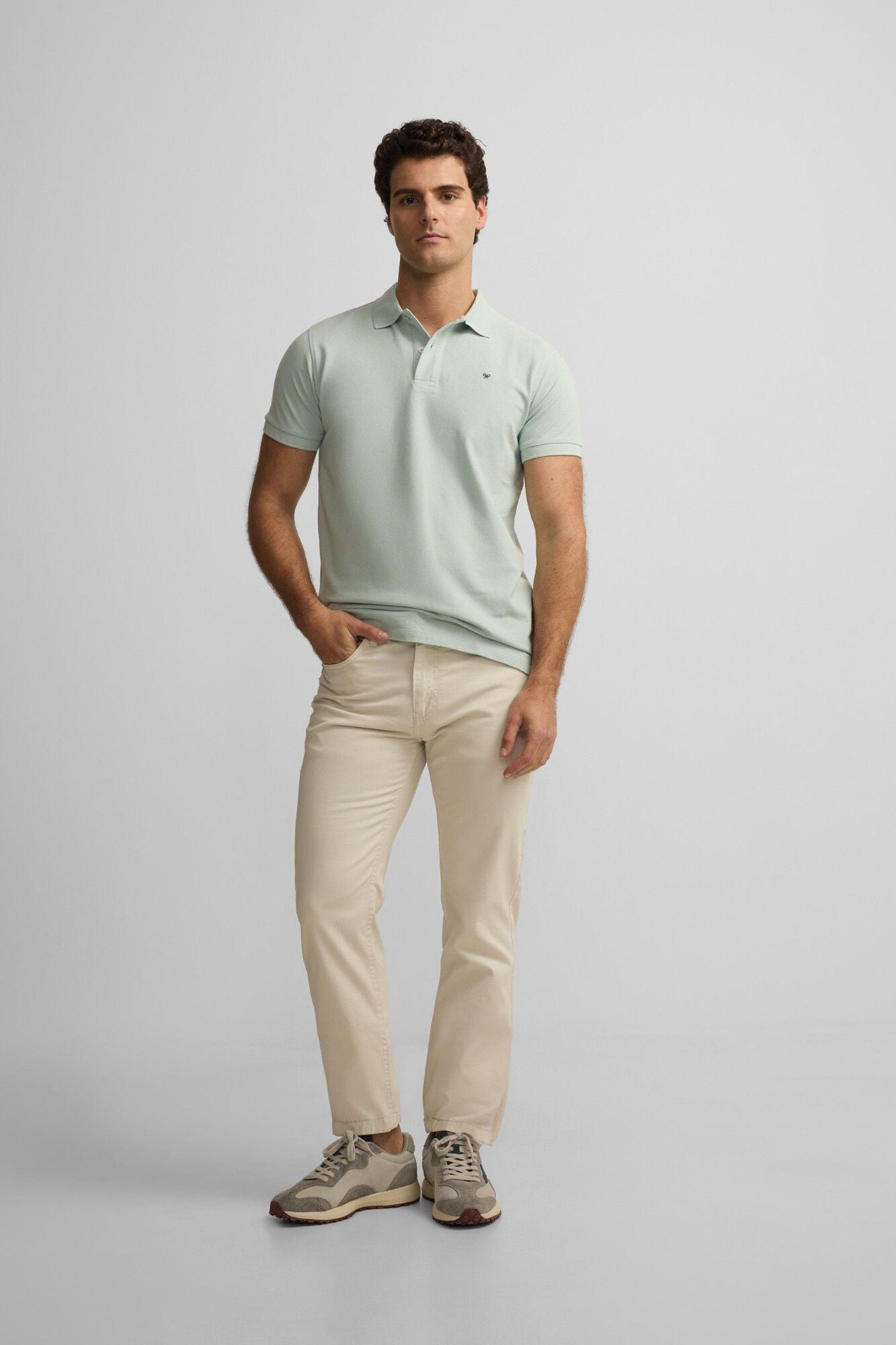 Silbon Classic plain polo shirt