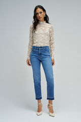 Salsa Jeans Push in cropped slim jeans faith Blue