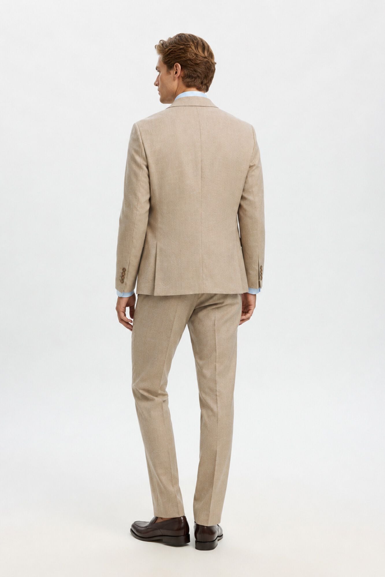 Selected Blazer Slim Fit Castanho