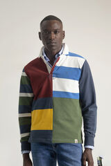 PuroEGO Camisa polo patchwork Multicolorido