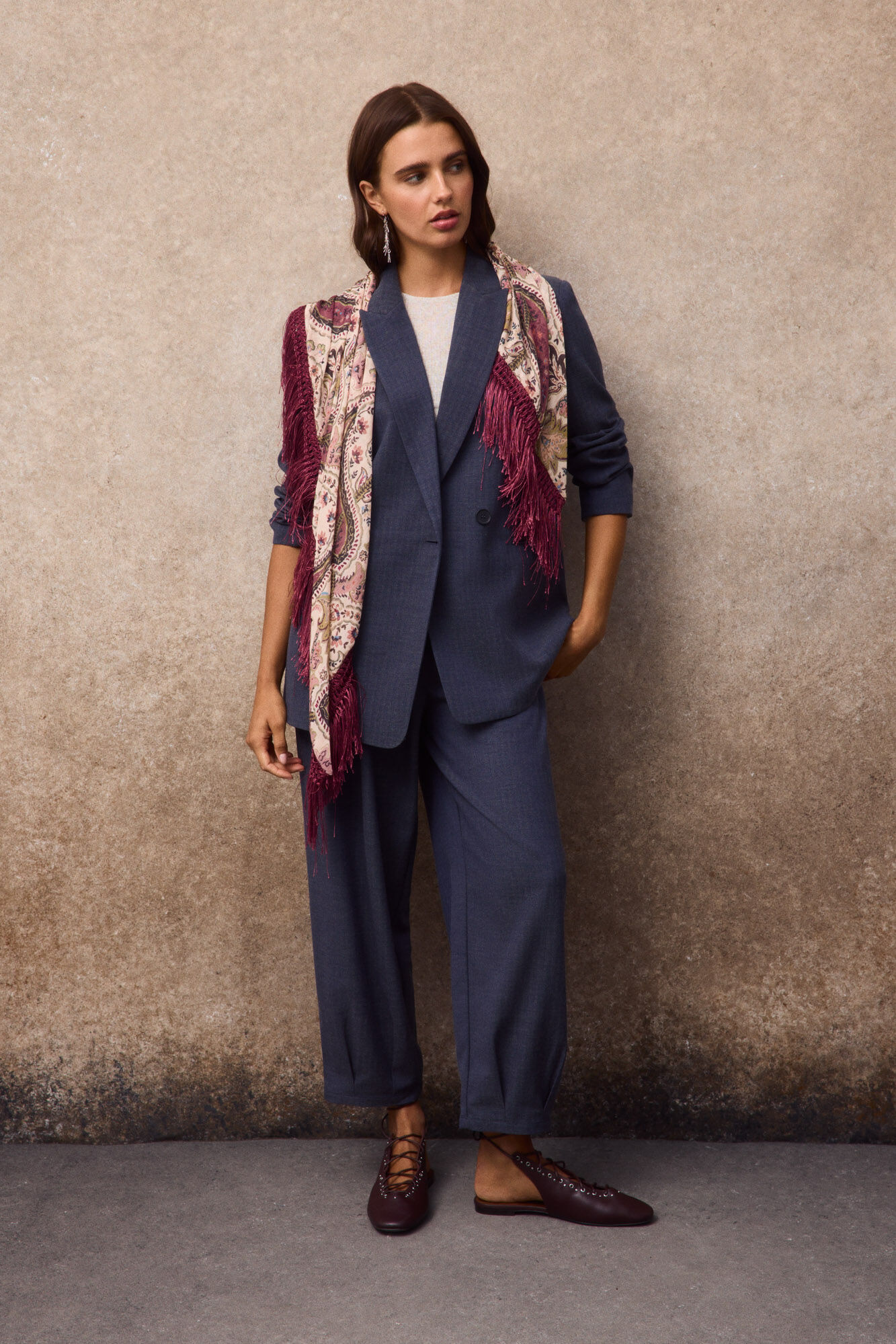 Slowlove Blazer oversized Gris oscuro
