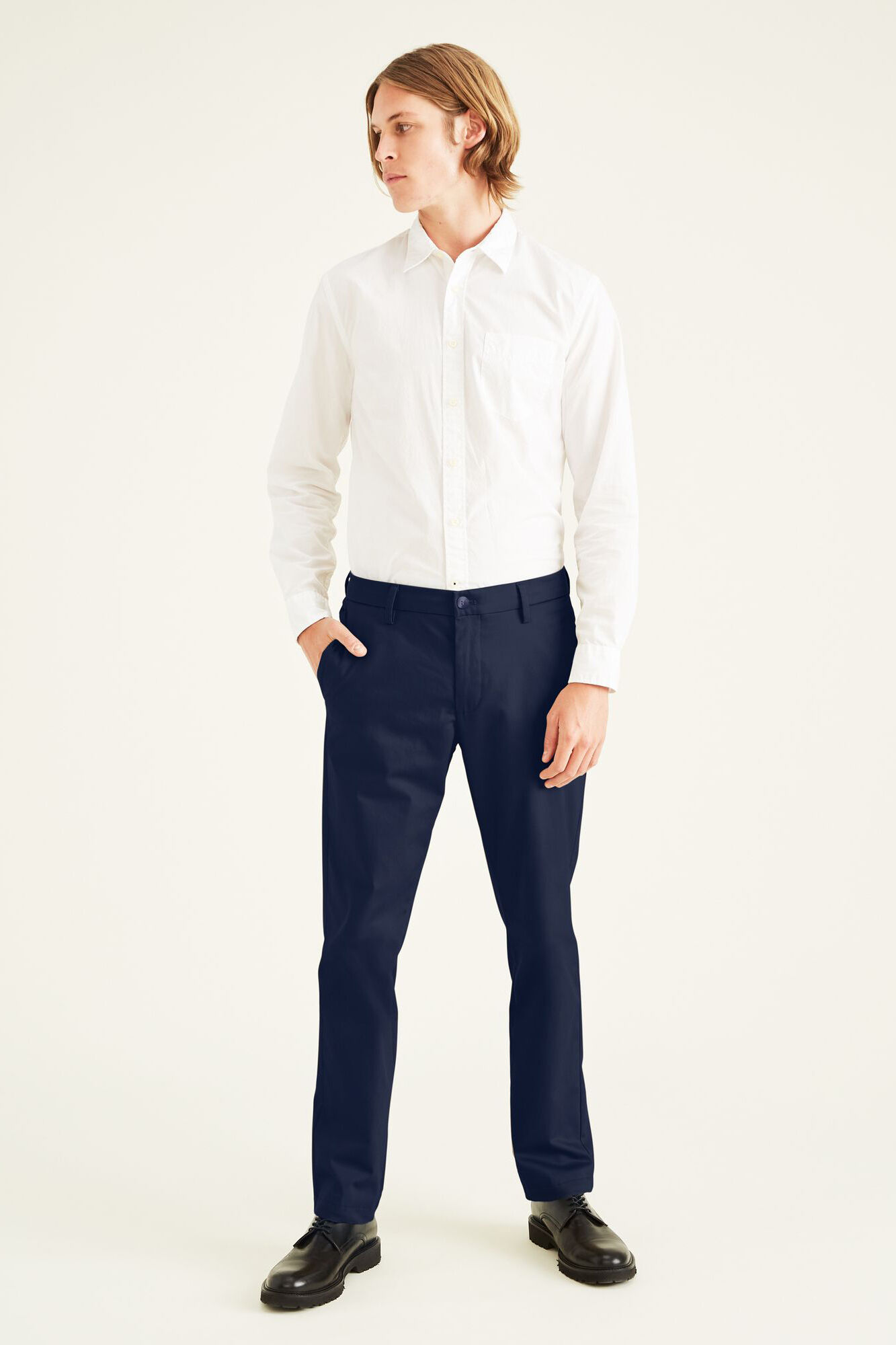 Dockers Cal&ccedil;as chino Signature Stain Defender&reg; slim Azul