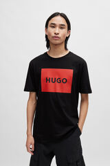 HUGO Short-sleeved T-shirt Black