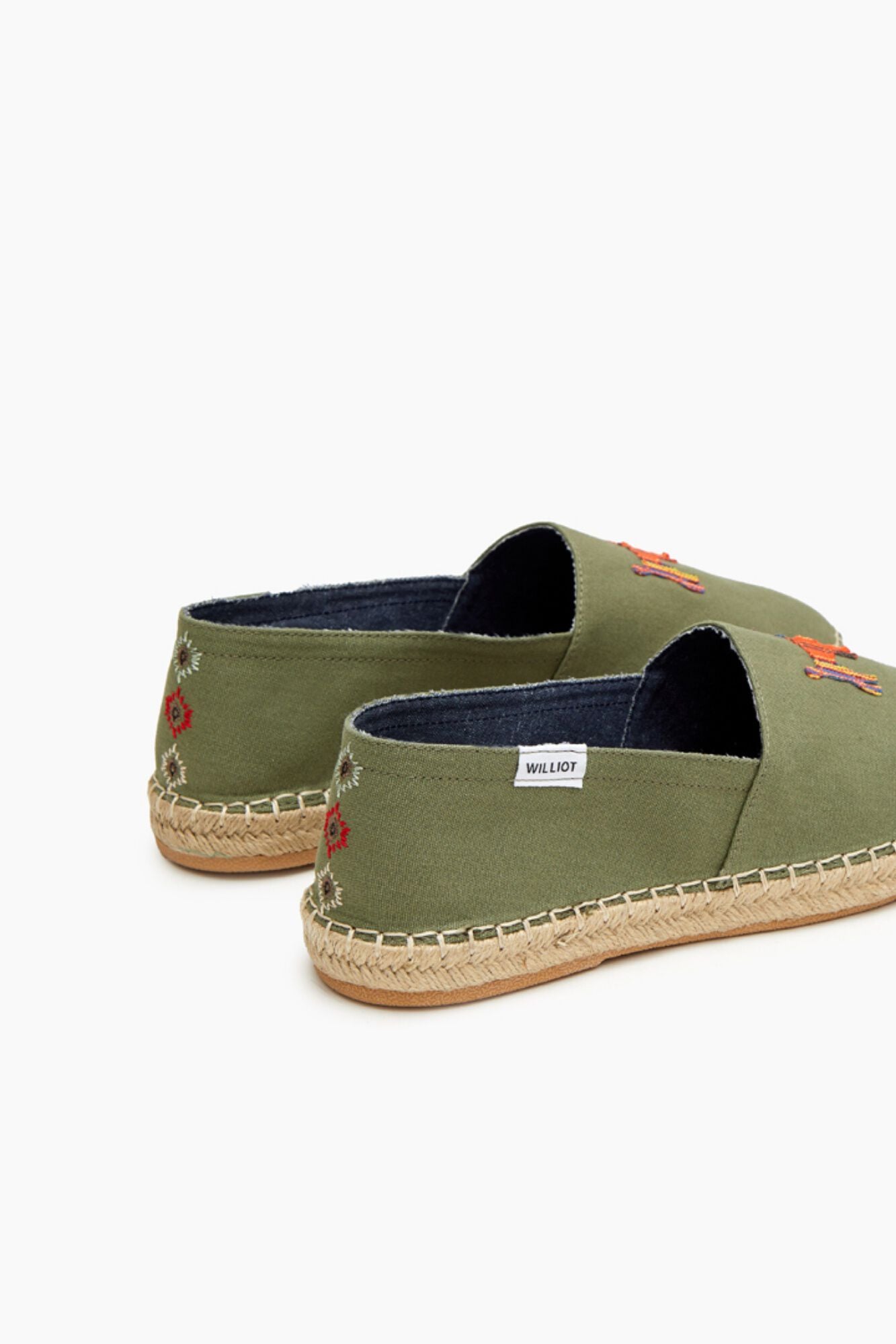 Williot Ethnic Doggy espadrille Kaki