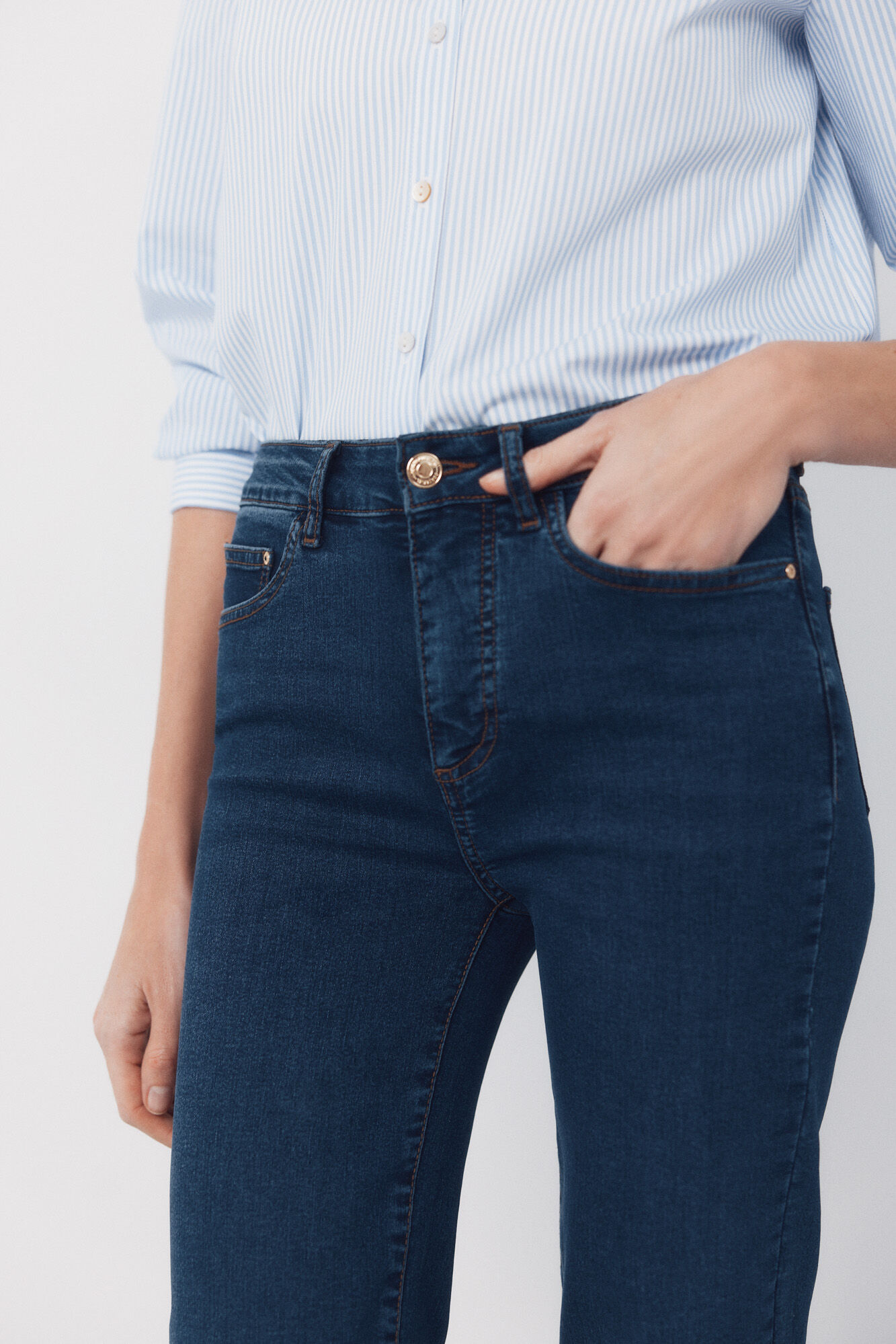 Cortefiel Jeans Sensational Recto Blue