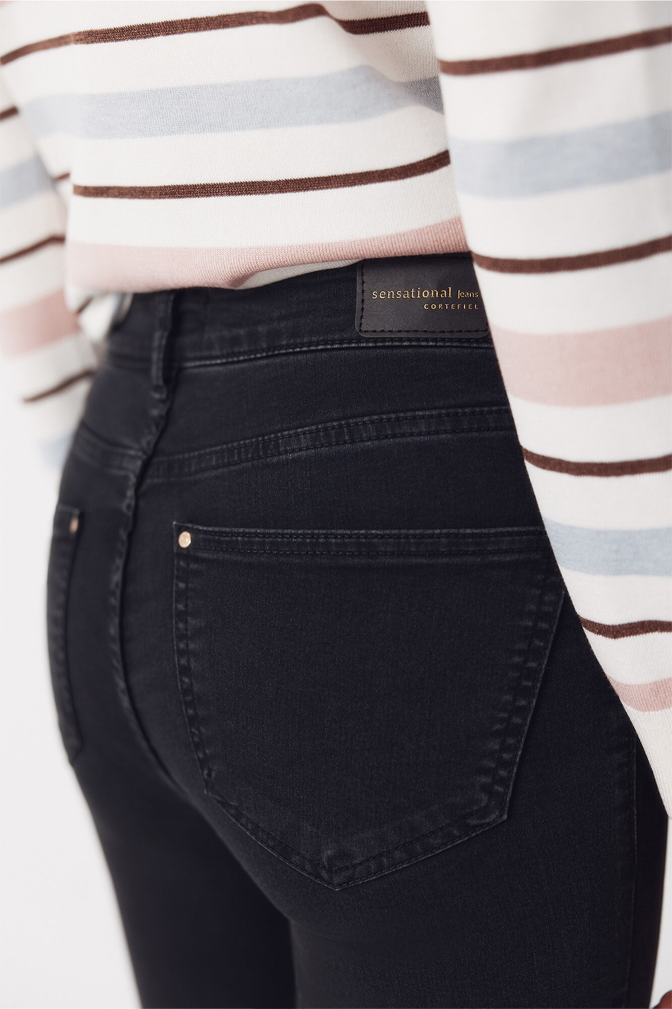 Cortefiel Jeans Sensational Black