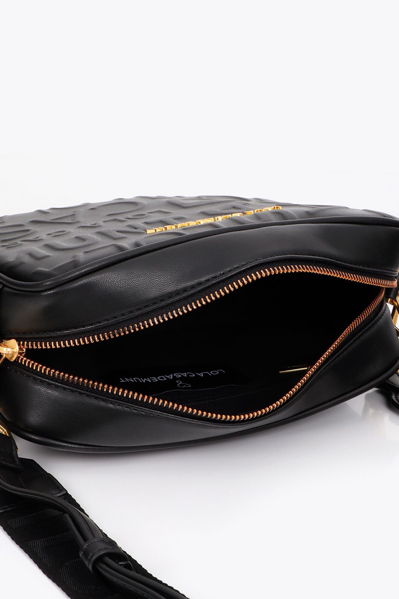 Lola Casademunt Monogram basic crossbody Black