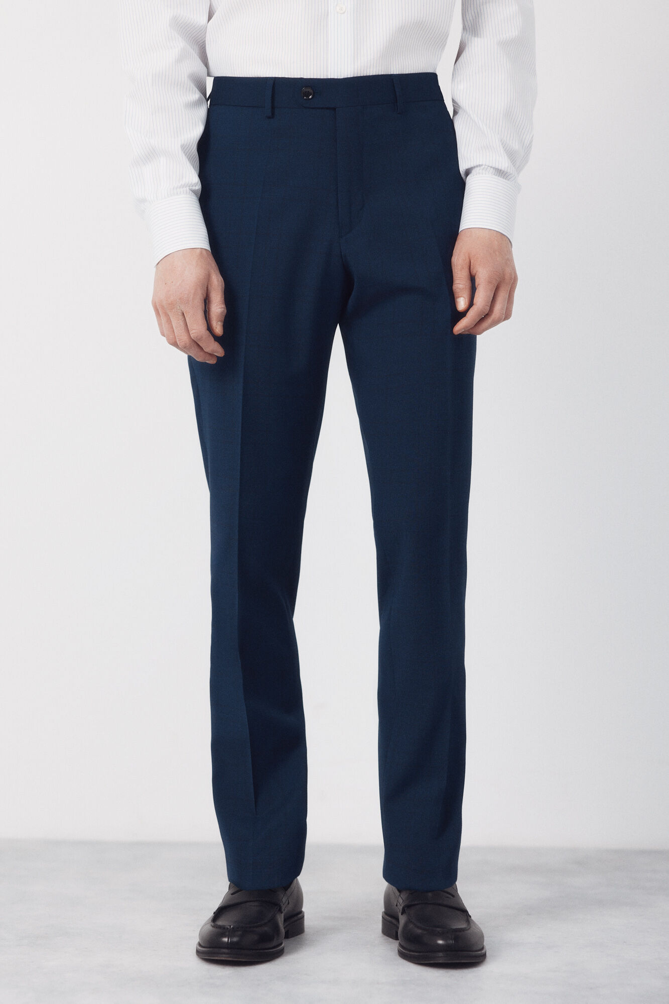 Cortefiel Blue checked dynamic trousers