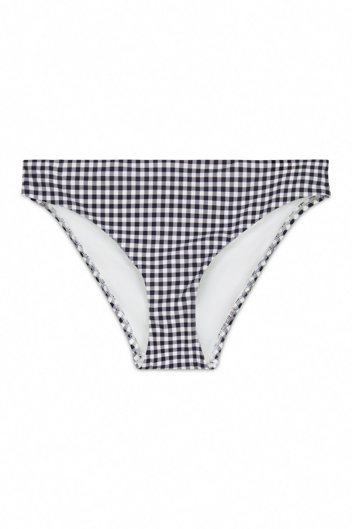 Cortefiel Classic coverage bikini bottoms Printed grey