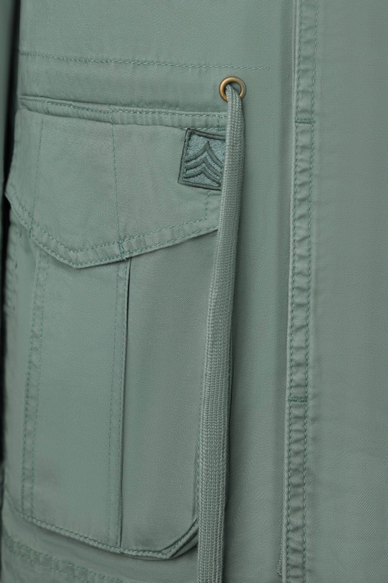 Silbon Military garment dye parka Green