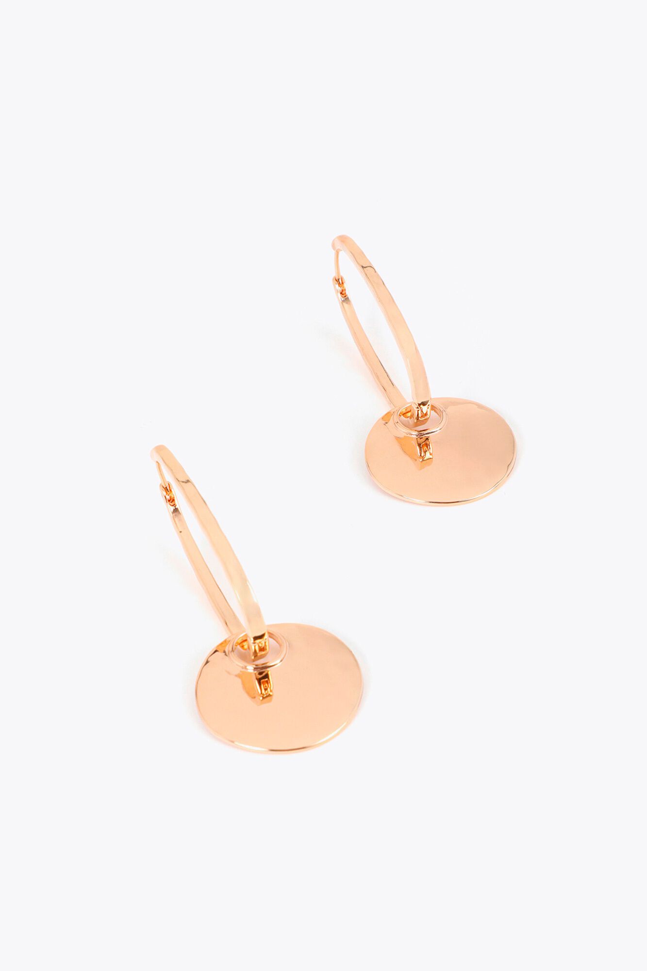 Lola Casademunt Brincos de argola oval destac&aacute;veis Dourado