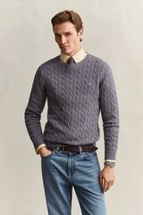 Gant Round neck jumper Grey