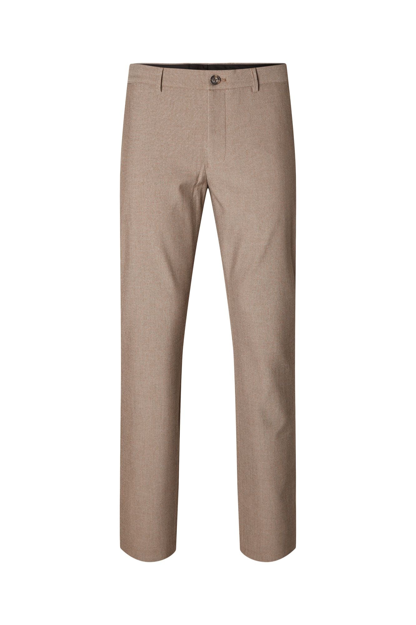 Selected Cal&ccedil;a formal Slim Fit Tostado
