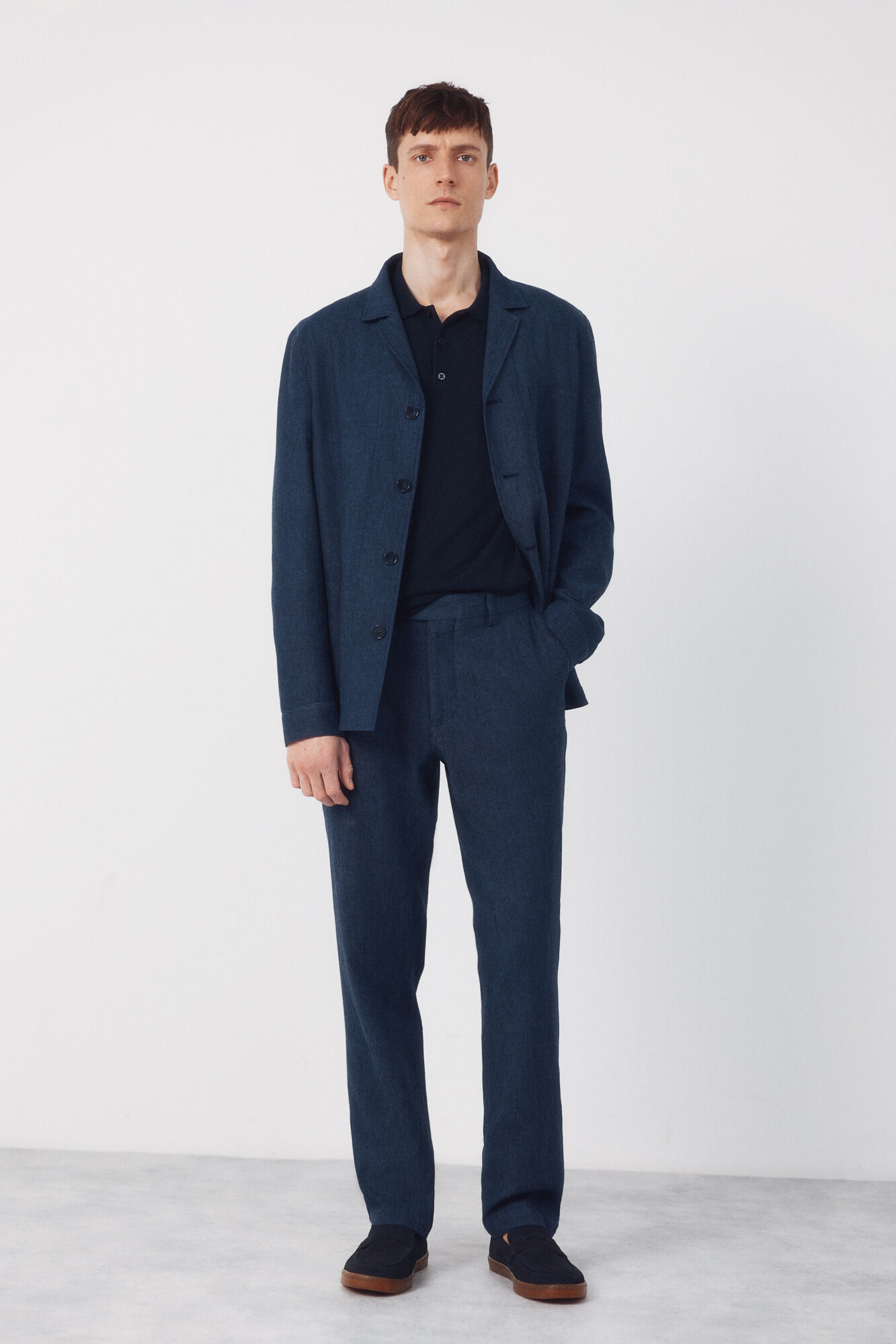 Cortefiel Linen blend blazer
