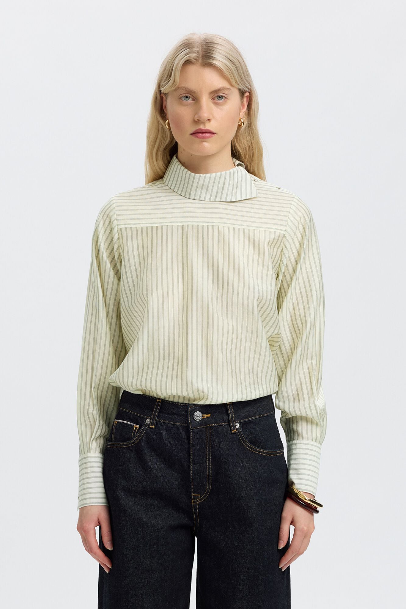 Selected High neck blouse