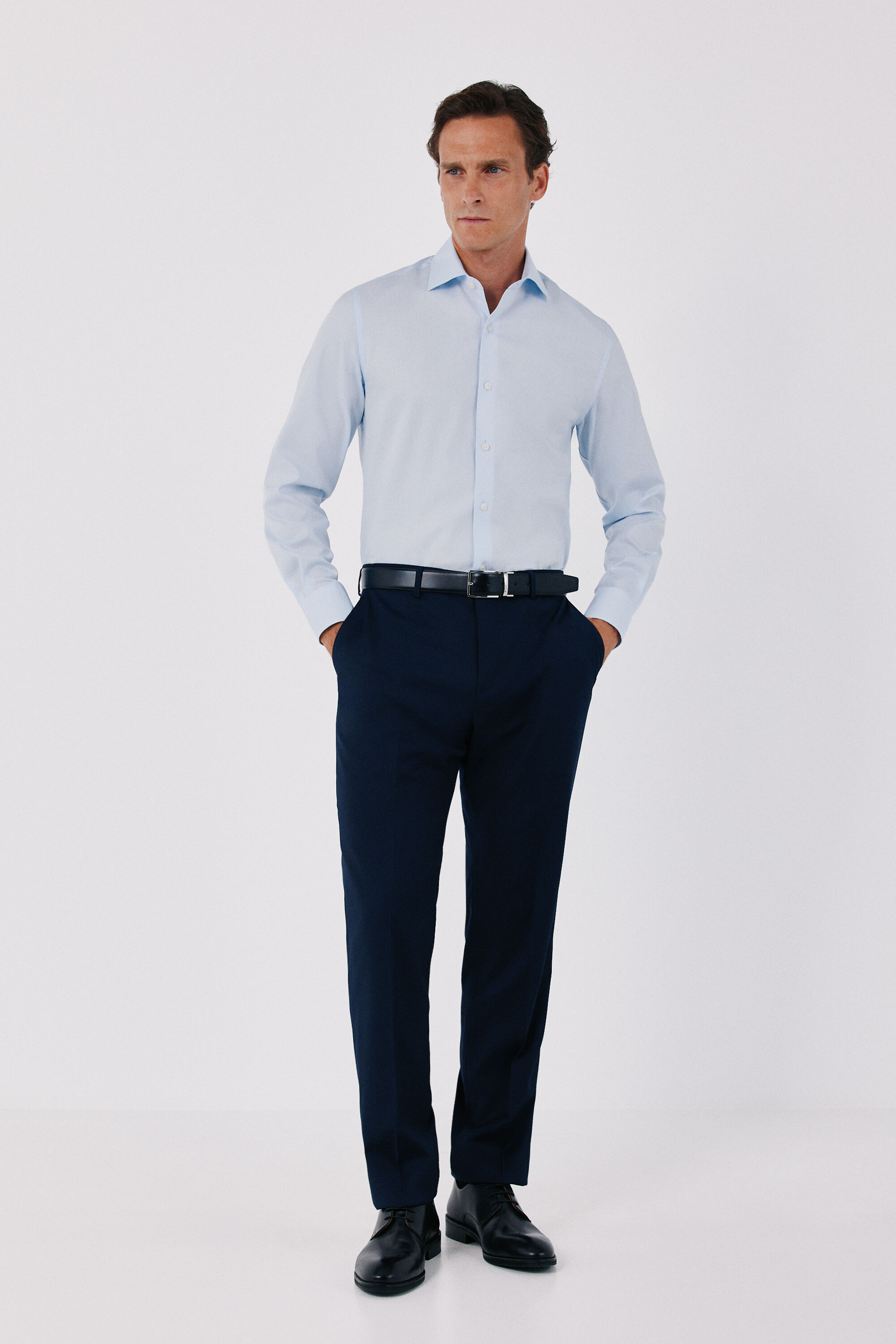 Cortefiel Plain easy-iron dress shirt