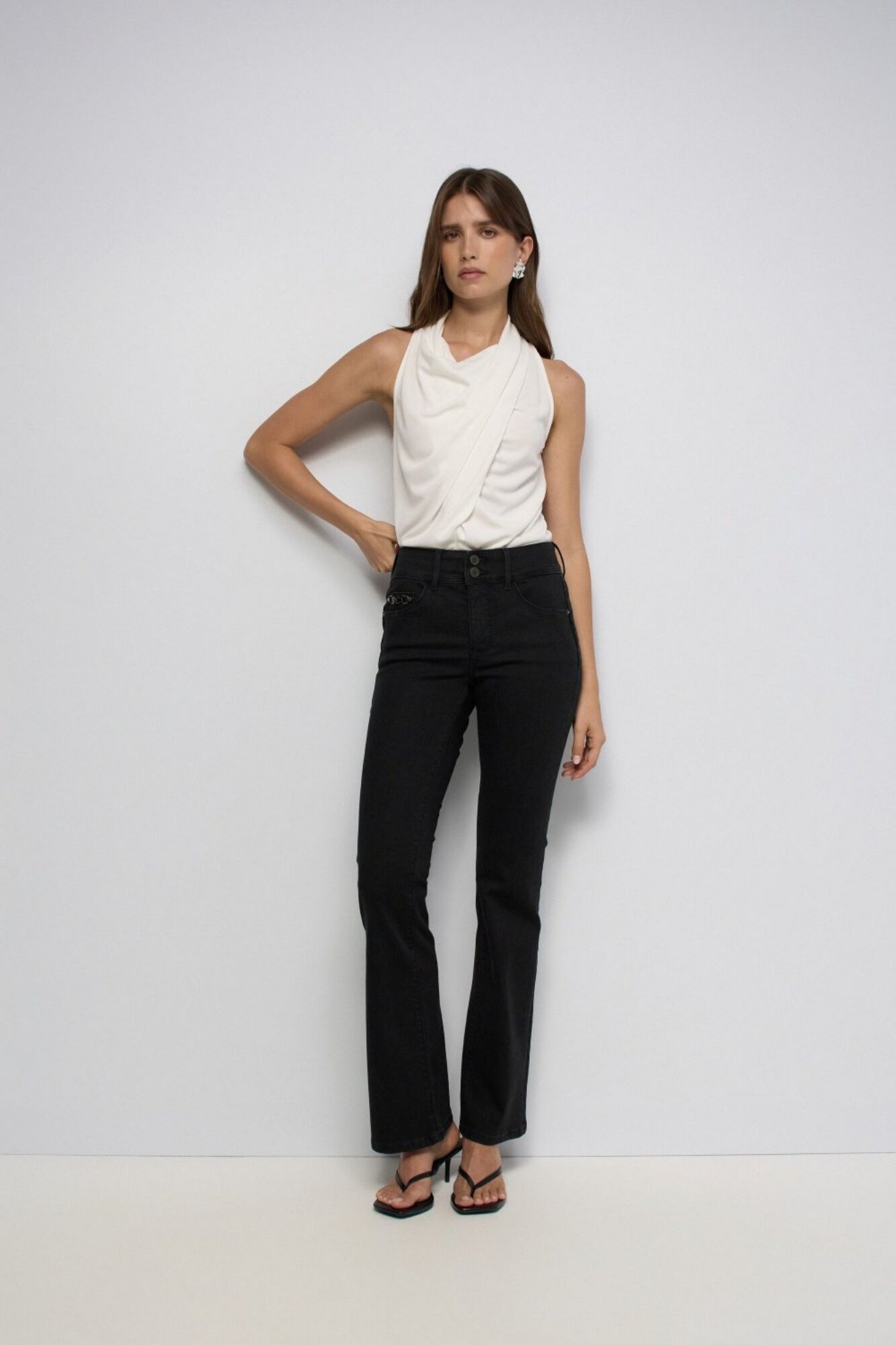 Salsa Jeans Jeans secret push in bootcut Preto