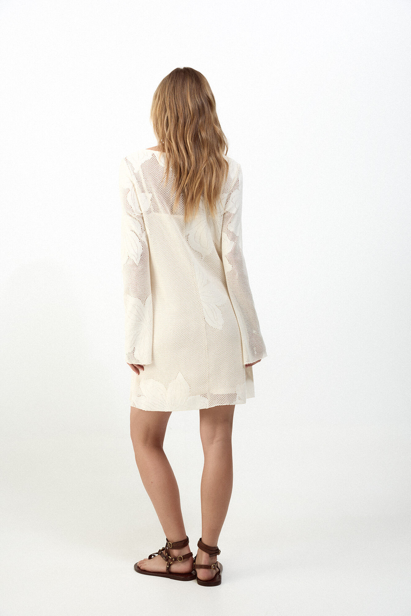 Slowlove Jersey-knit dress Ivory
