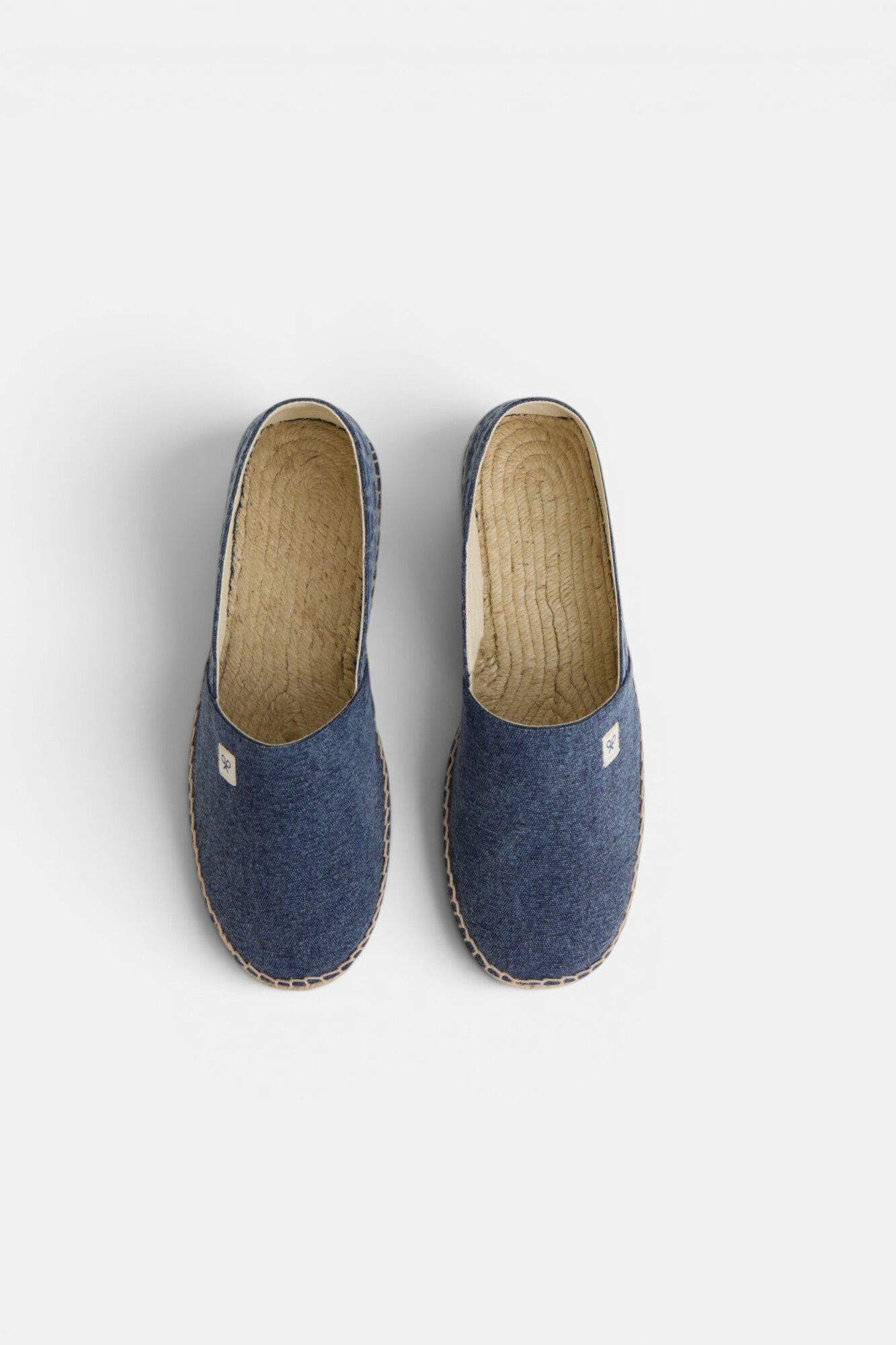Silbon Mini logo espadrille Navy