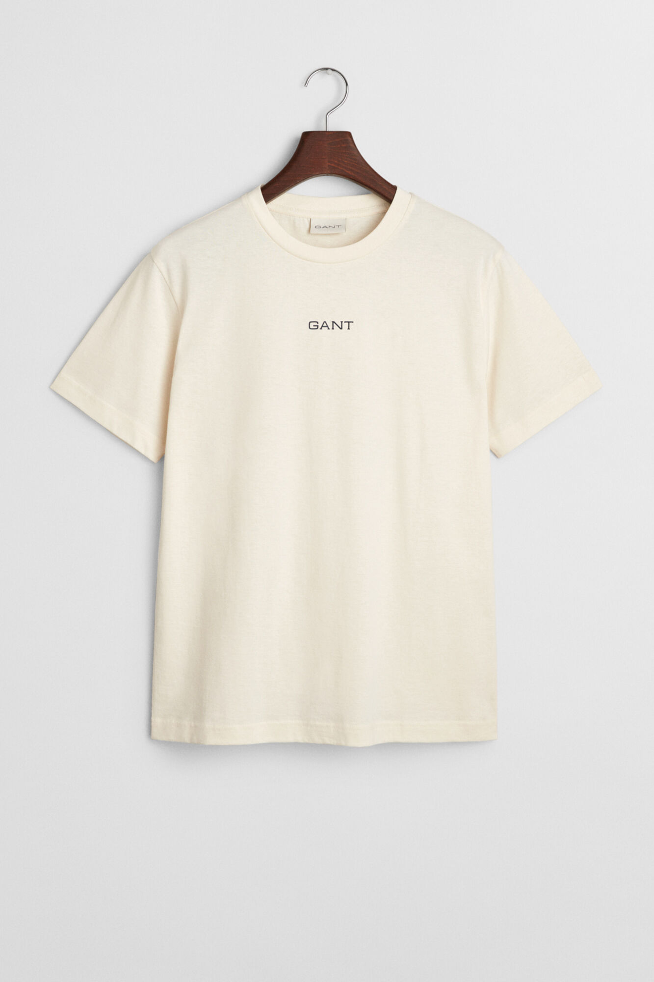 Gant Small GANT Graphic T-shirt Ivory