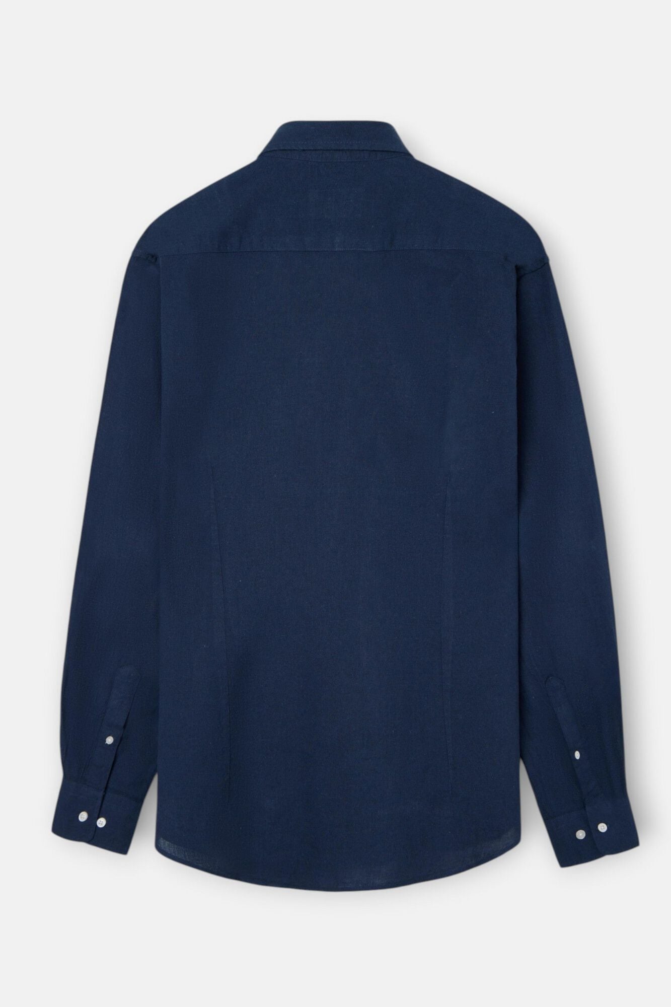 Silbon Camisa sport em linho Azul