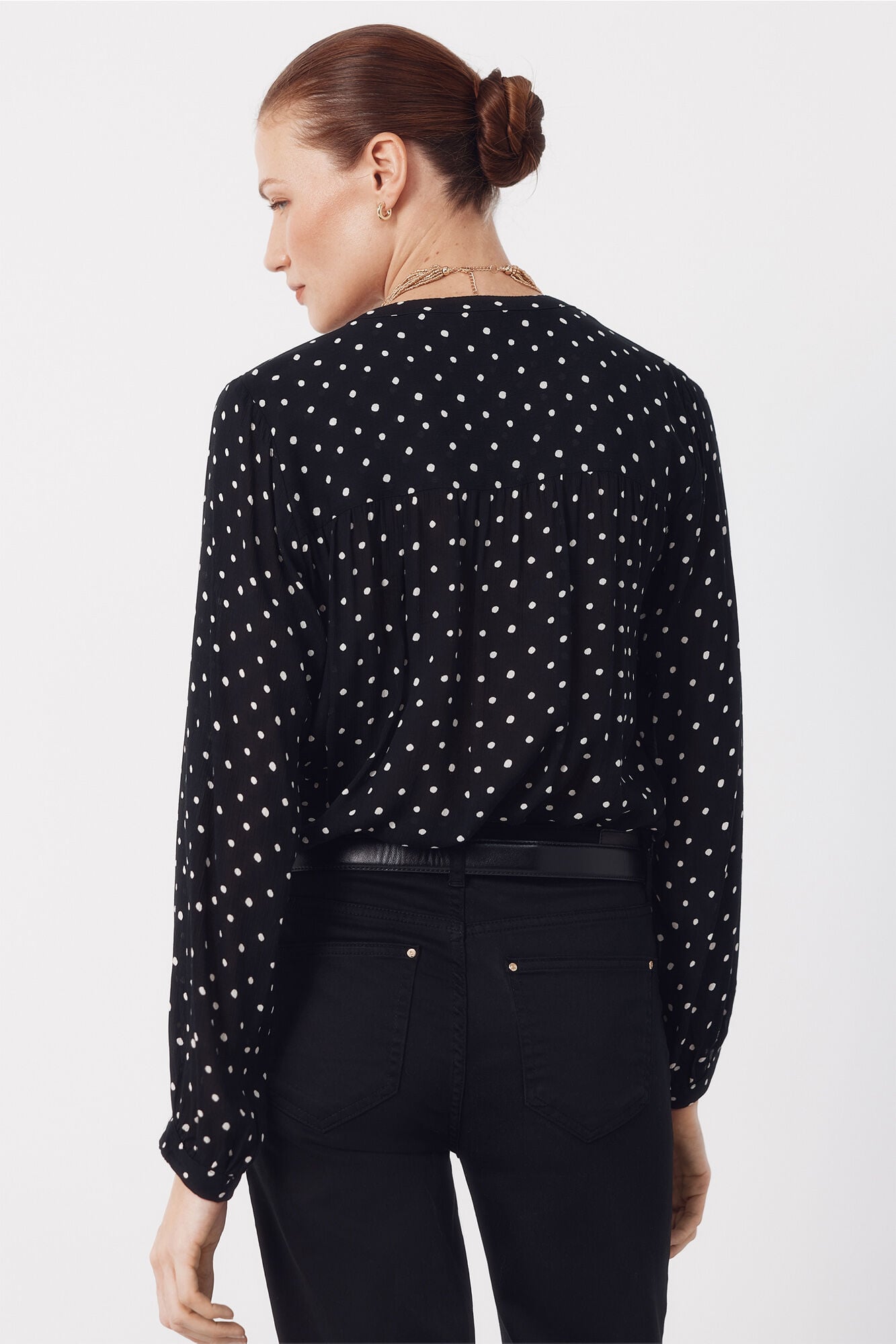 Cortefiel Round neck blouse