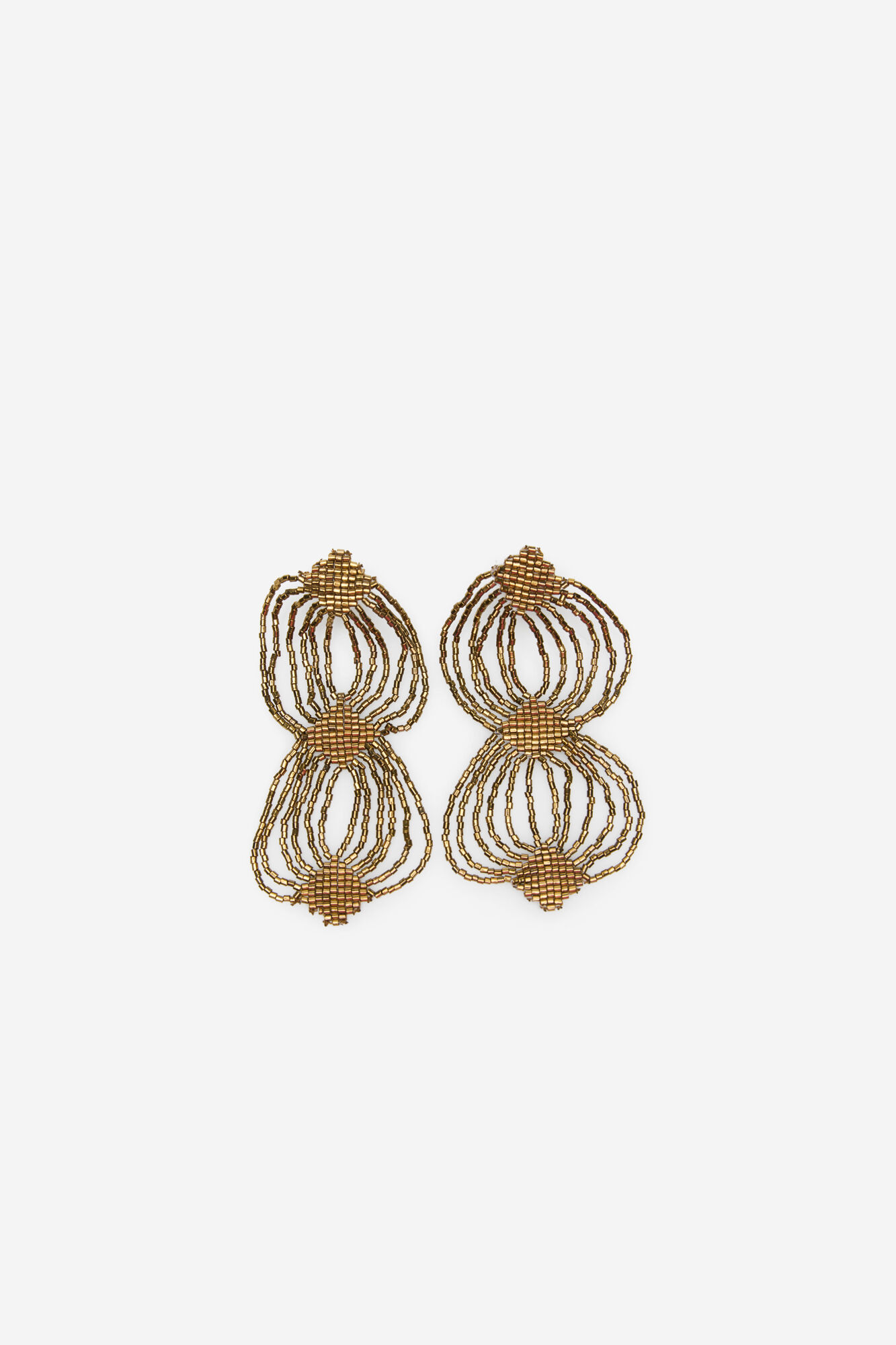 Cortefiel Multiple bead pendants Gold