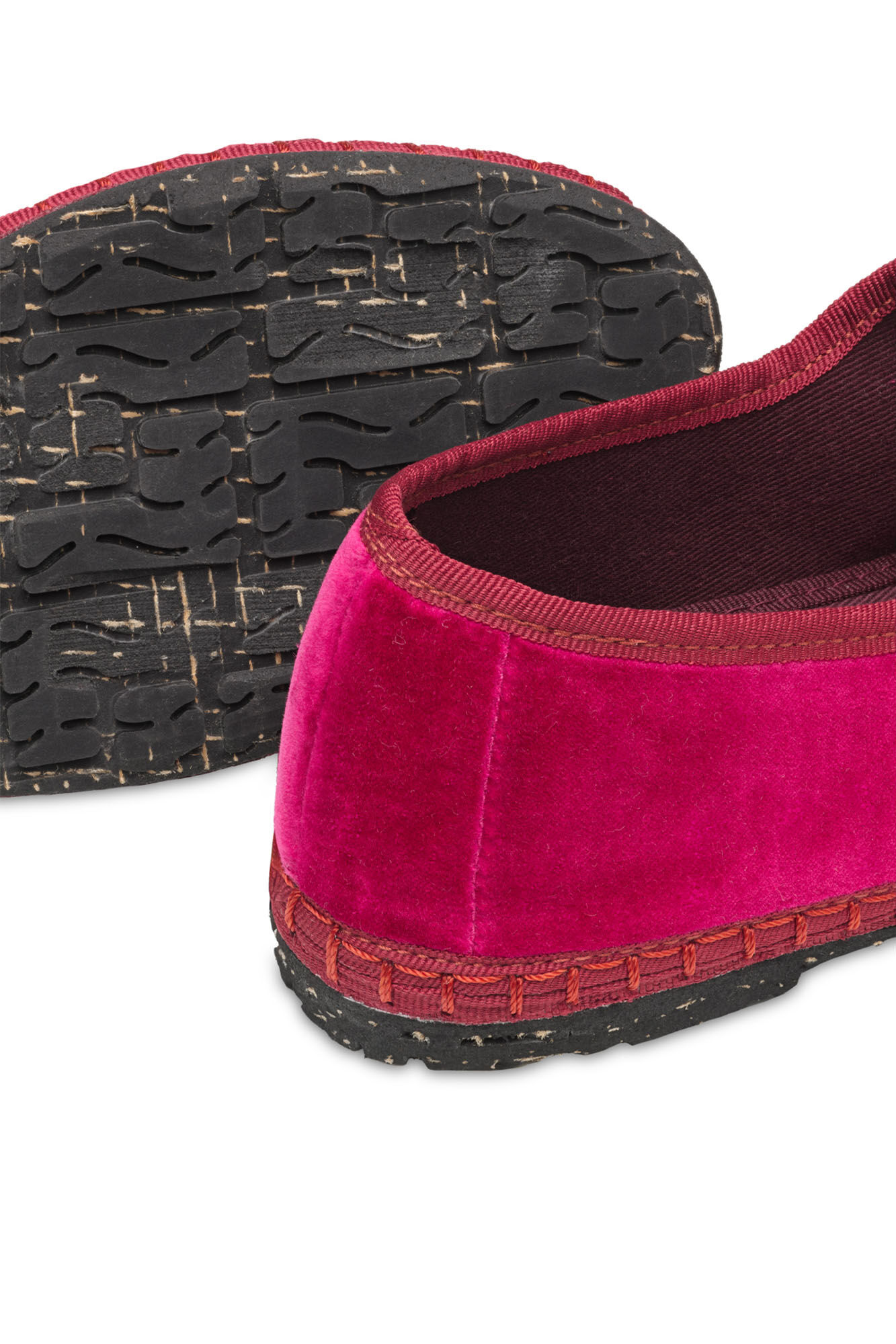 Flabelus Velvet Mary Jane Fuchsia