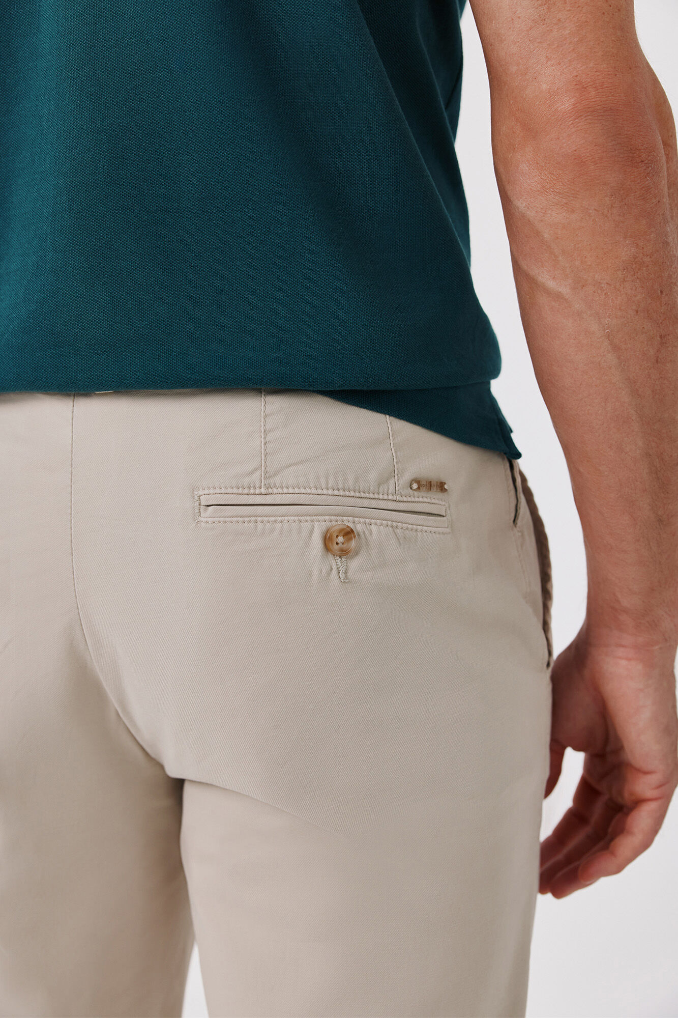Cortefiel Light regular chinos Beige
