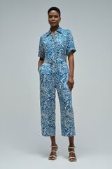 Salsa Jeans Floral print jumpsuit Blue