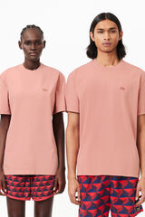 Lacoste T-shirt unissexo em algod&atilde;o tingida naturalmente Subiu