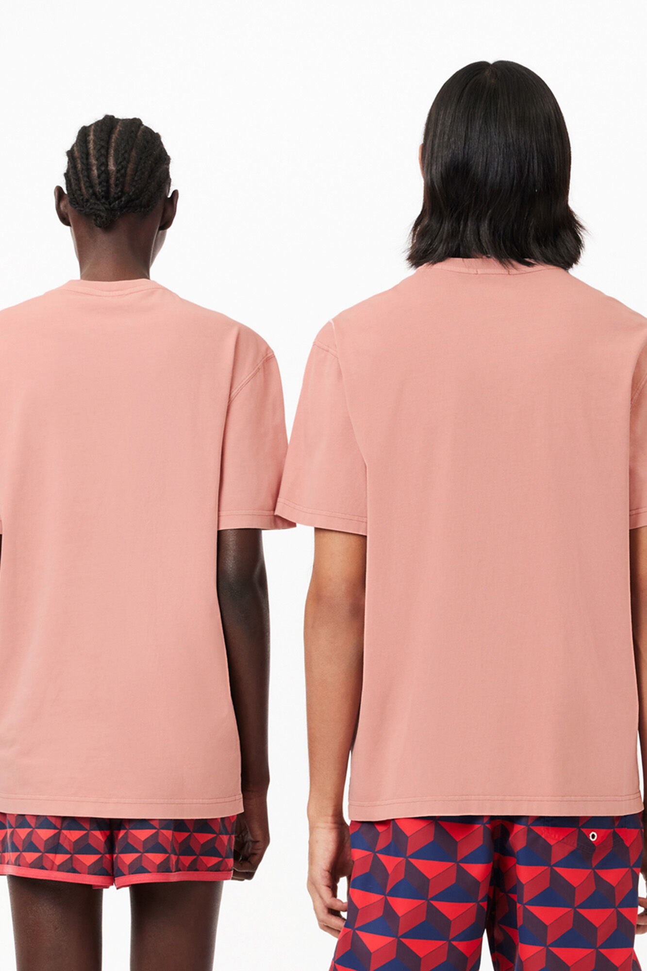 Lacoste Camiseta unisex de algod&oacute;n natural te&ntilde;ido