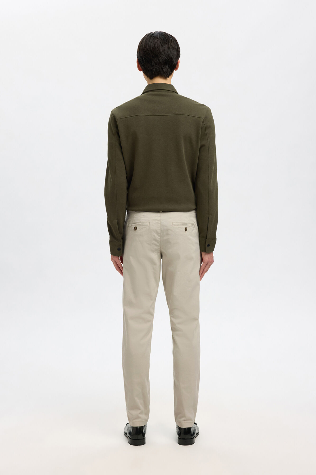 Selected Cal&ccedil;as chino para homem slim fit Tostado