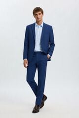 Selected Cal&ccedil;as de fato Slim Fit Azul