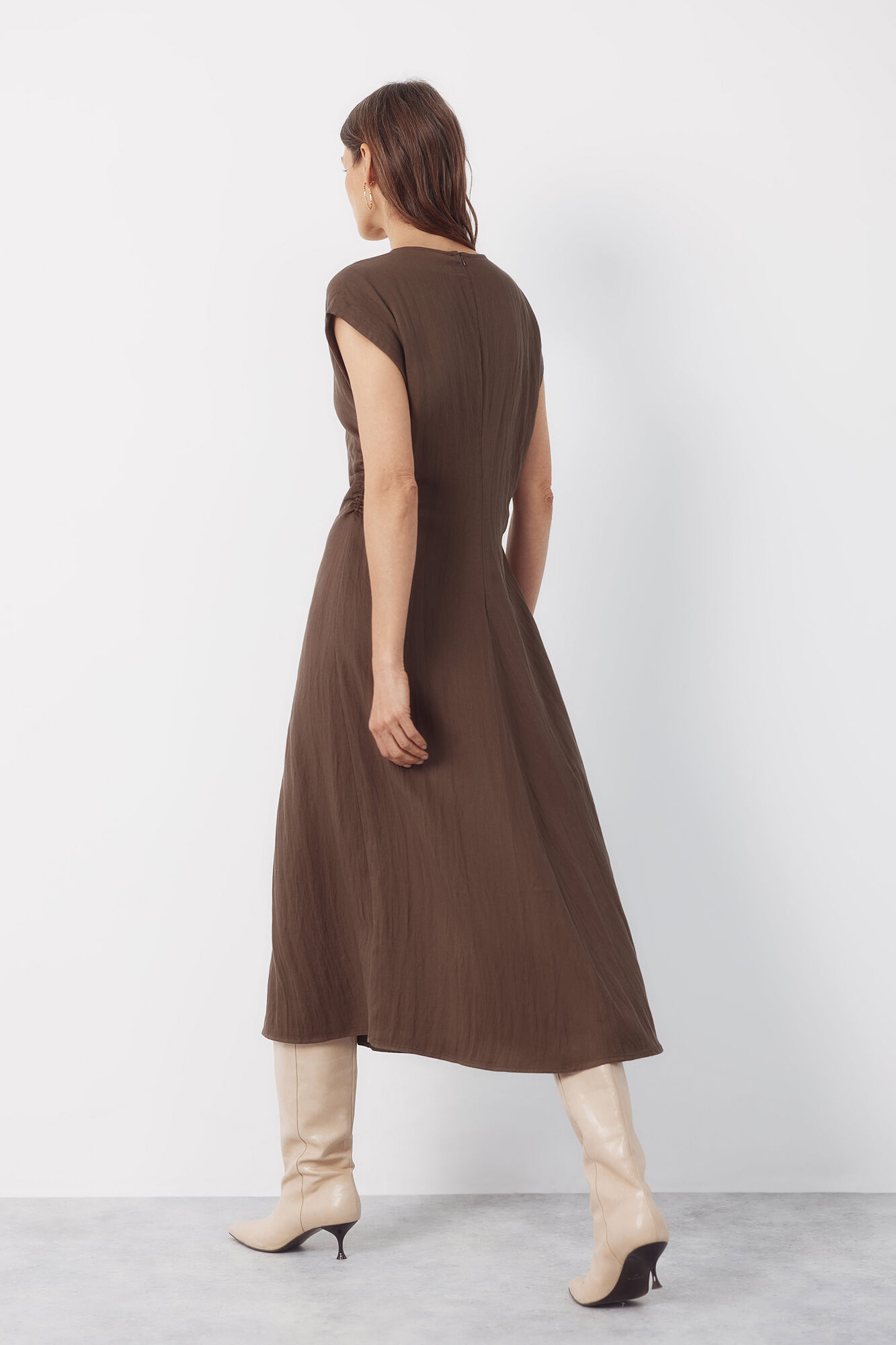 Cortefiel Ruched dress